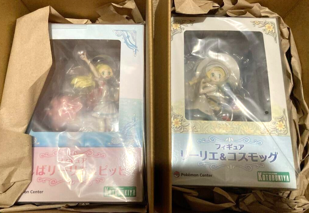Pokemon Center Lillie & Cosmog Lillie & Clefairy 1/8 Figure