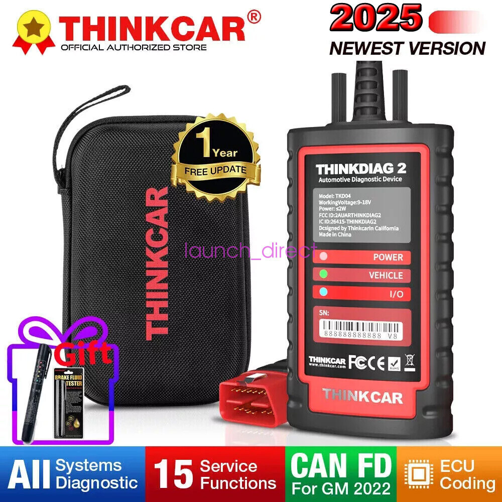 2026 THINKDIAG 2 All Brand Free CAN-FD Protocol Bidirectional