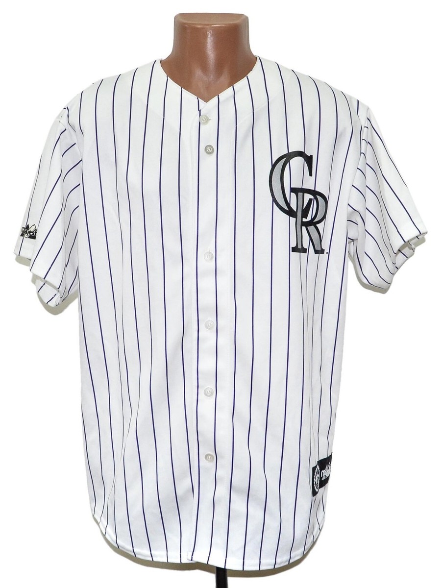 COLORADO ROCKIES BASEBALL SHIRT MAJESTIC SIZE L ADULT | eBay