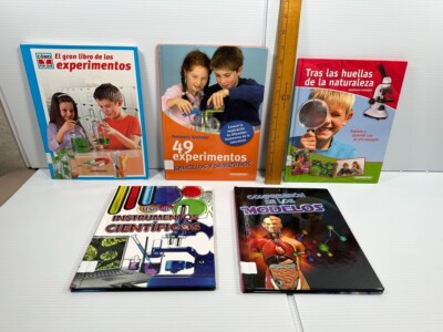 Experimentos Naturaleza Books EX-Library Homeschool Education Science Ciencia