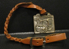 Allis Chalmers 35 Crawler Tractor Pocket Watch Fob AC Logo Johnstone Milwaukee