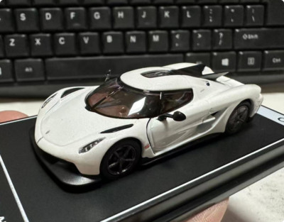 Postercars 1:64 Koenigsegg Jesko Absolut Diecast Model Car Rubber Tires New Card