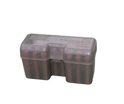 MTM Case-Gard Flip Top Ammunition Ammo 22 Round Storage Box RF22-LM-41 Smoke