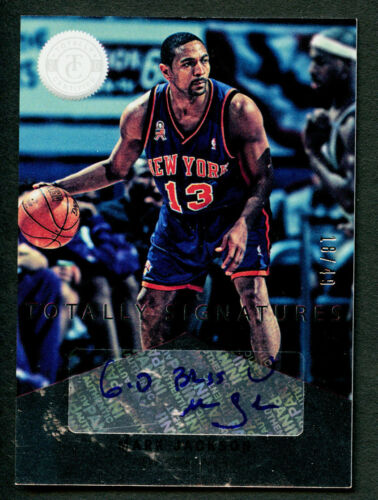 Mark Jackson #98 signed autograph 2012-13 Panini Totally Certified Card 18/49 - Picture 1 of 1