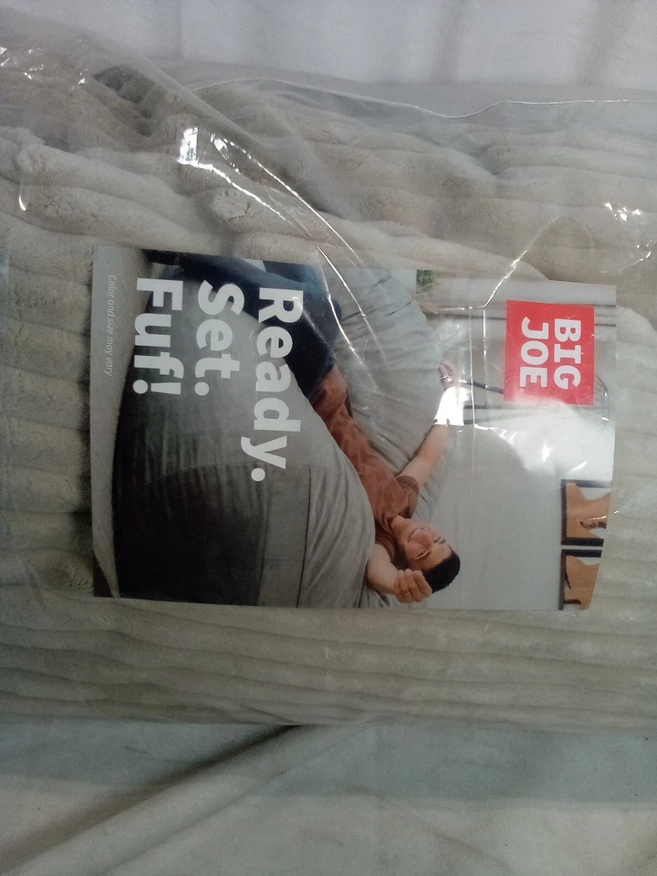 Cubierta de felpa Big Joe Fuf XL CON forro vainilla latte con cable (C00002138) Foto 2 de 4