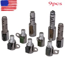 9Pcs 6-Speed Transmission Solenoid Parts for 2005-2017 Lexus GS300 IS300 A960E