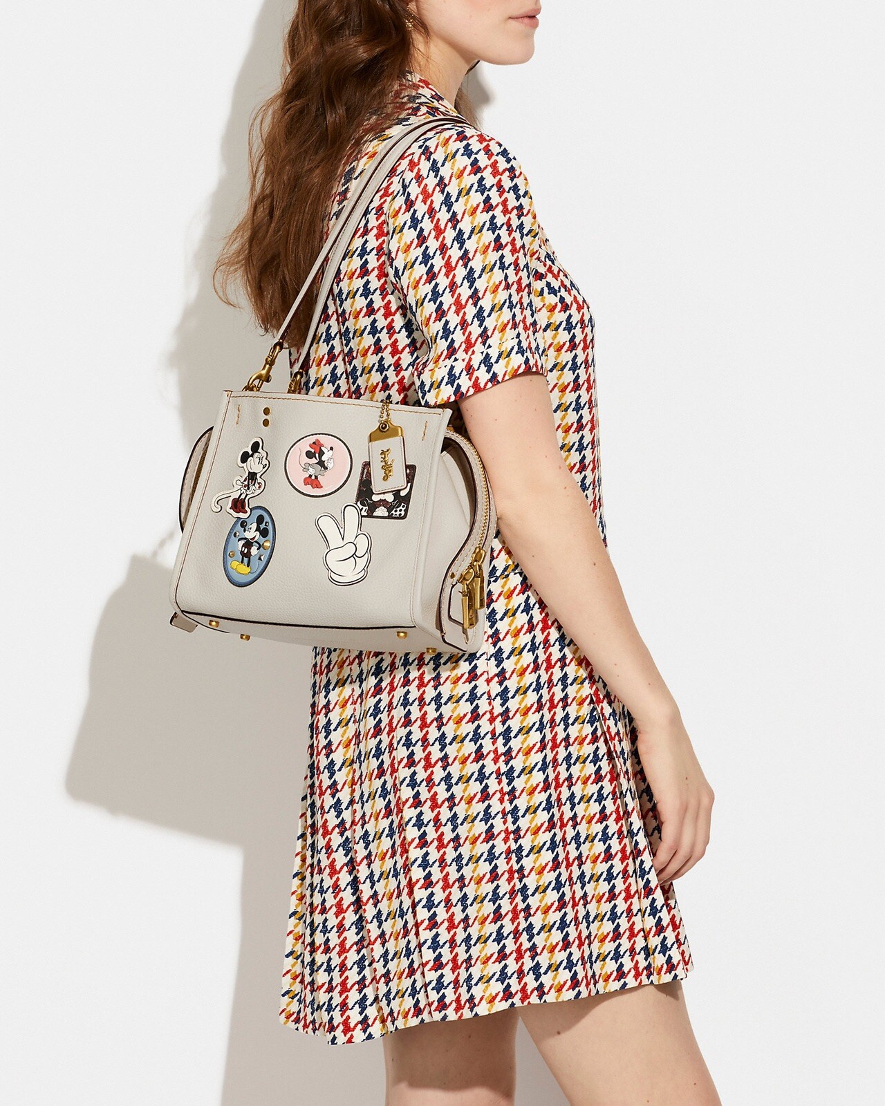 Coach x Disney Mickey and Minnie Mouse Rogue with Patches image 3