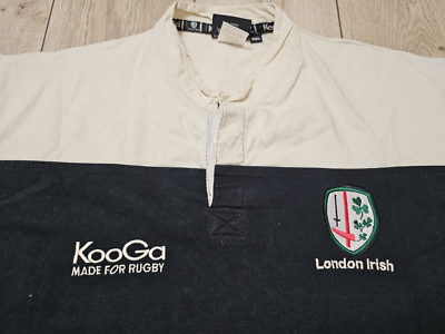 Maillot De Rugby Vintage London Irish Guinness - Taille 2XL, Marque KOOGA, Occasion, état Moyen