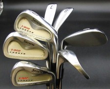 Set of 7 x Srixon I-302 Irons 4-PW Stiff Steel Shafts Onoff Grips