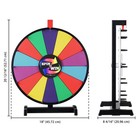 18" Dry Erase Spinning Color Prize Wheel Tabletop Fortune Carnival Game 14 Slots — photo 9