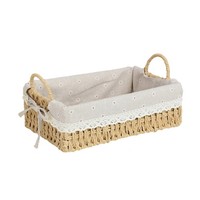 Woven Storage Basket For Living Room Bedroom Large Capacity Woven Organiser Box