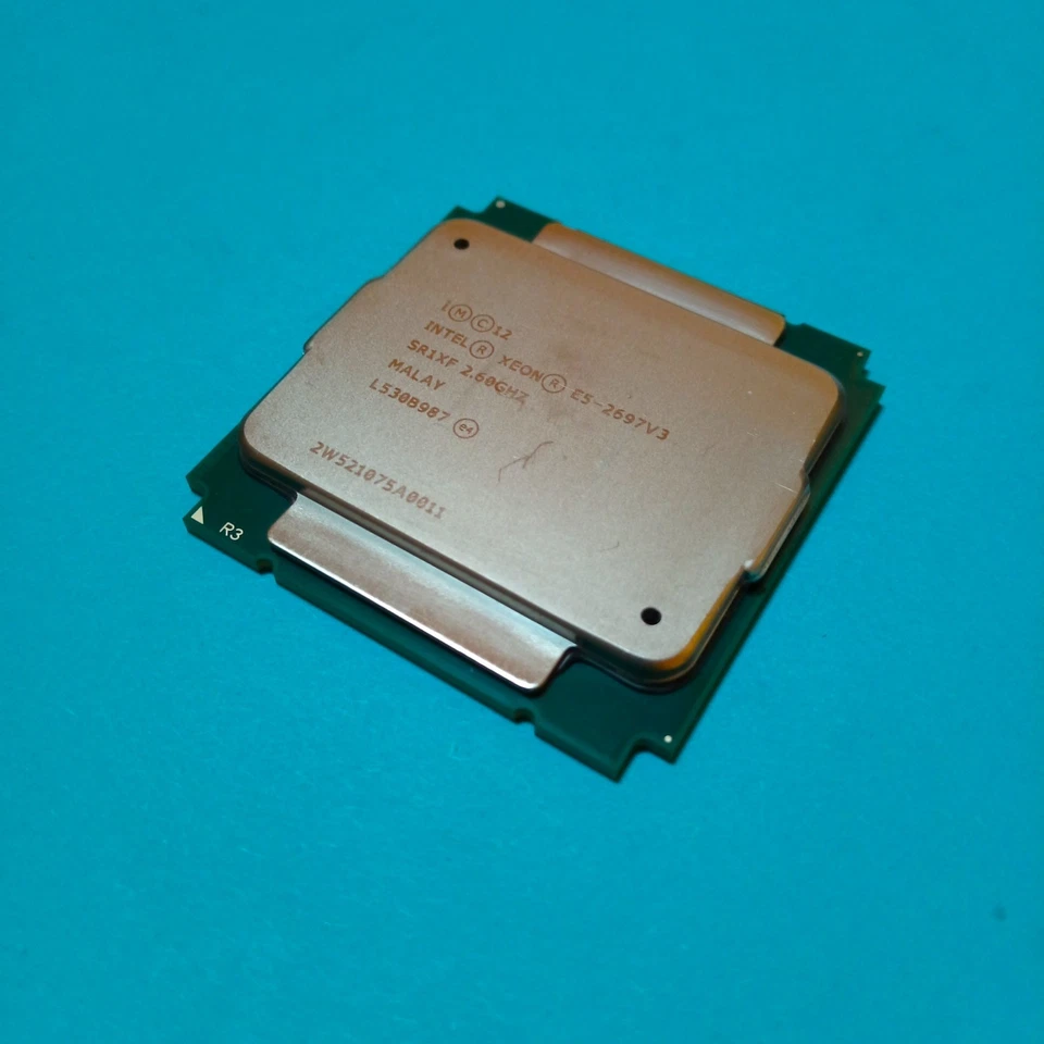 Processeur Intel Xeon E5-2697 v3 - 2,6 GHz - 14 core - 35 Mo - LGA2011-3 -SR1XF - Photo 3/3