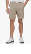 PGA TOUR Men's Flat Front Golf Short Size 36 Expandable Waistband 9" Long