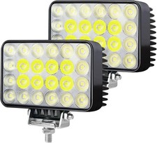 2pack 1224volt 72w Led Work Light 9000lm Lights White Light