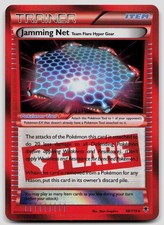 Jamming Net Team Flare Hyper Gear 98/119 Phantom Forces Pokemon LP