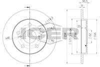 Bremsscheiben FüR Toyota Auris E15 Corolla Limo E18 Zre1 06-18 42431-12260