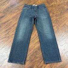 Jeans Levis 569 para hombre 30 (se adapta a 29x30) azul recto suelto lavado oscuro algodón denim