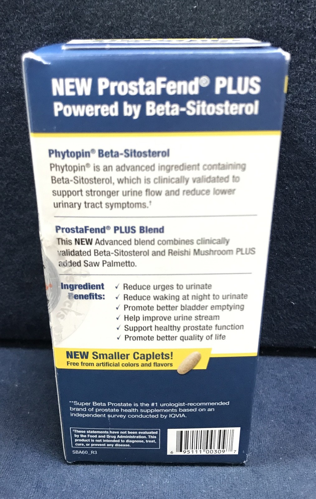 Super Beta Prostate Advanced Supplement, 60 Caplets, Exp 04/2028, Free Shipping