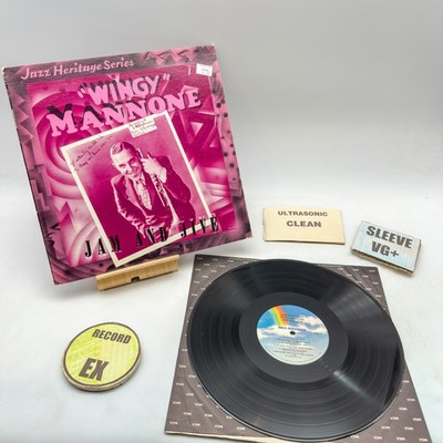 Wingy Manone- Jam And Jive EX/VG+ Ultrasonic Clean 1983