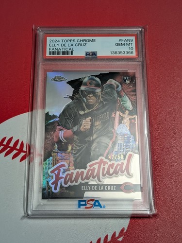 Elly De La Cruz #FAN-9 2024 Topps Chrome Fanatical card