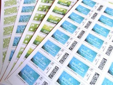 5 planches de 24 timbres france neufs 20 grs pour affranchissement