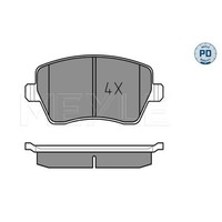 Meyle BremsbeläGe Vorne FüR Renault Clio III Captur Nissan Micra IV Note