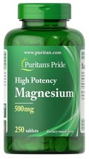 Puritan's Pride Magnesium 500 mg - 250 Tablets