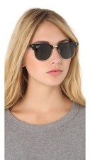 Sunglasses CLUBMASTER rb3016 - Ray Ban CLASSIC POLARIZED Lens