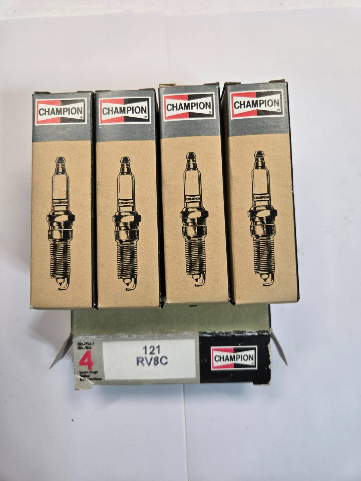 Champion Spark Plug RV8C or 121, NEW Lot of 12