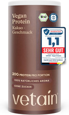 VETAIN Proteinpulver Vegan Kakao - 20G Eiwei�...