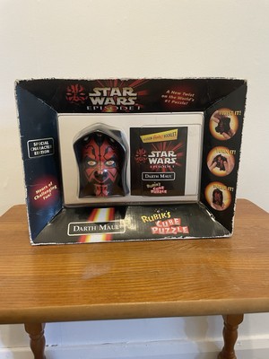 Neu versiegelt Vintage Star Wars Episode 1 Rubiks Würfel Puzzle Darth Maul Hasbro 1999