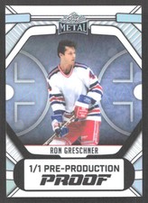 CZC166 - 2025 Leaf Metal - Ron Greschner - 1/1 Pre-Production Proof - White