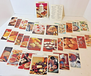 Betty Crocker Recipe Cards COME FOR COFFEE 27 Vintage 1971 Recipes With Header