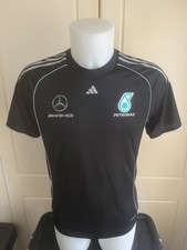 MERCEDES AMG PETRONAS F1 TEAM ISSUE MECHANICS T SHIRT MENS LARGE ADIDAS 2025
