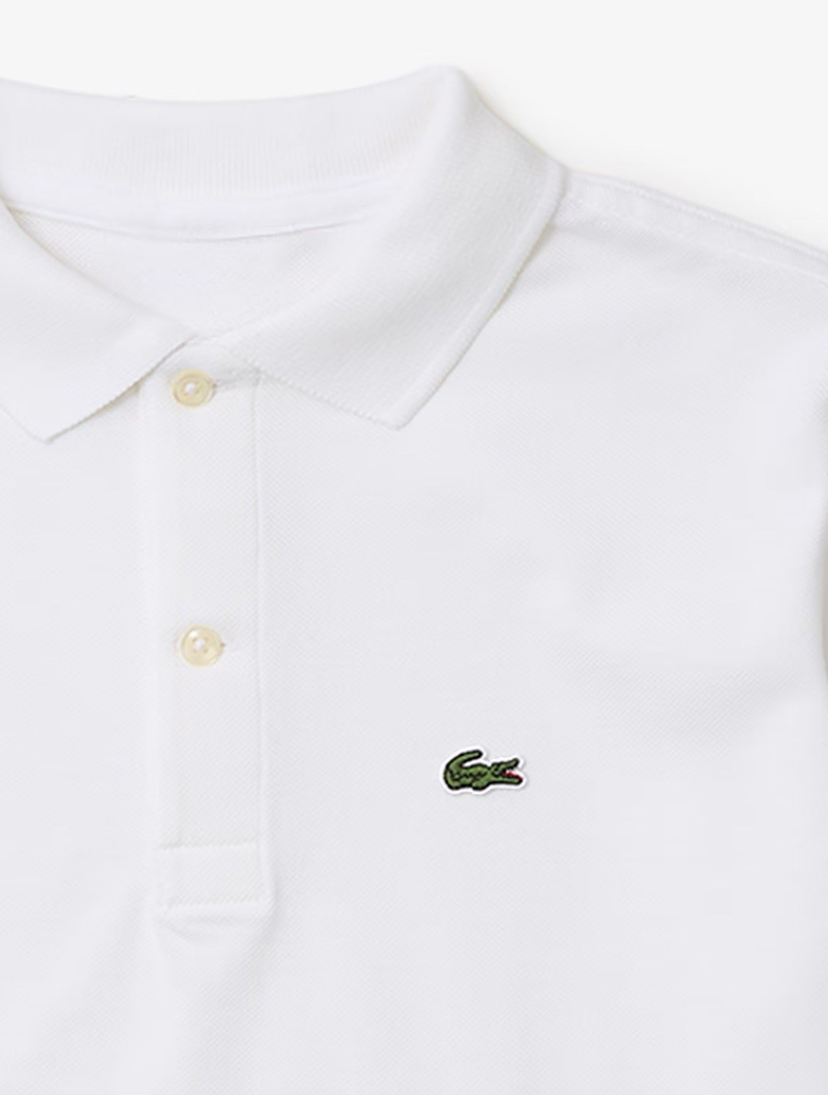 Lacoste Boys' Polo Shirt Long Sleeve White Size 14 thumbnail 4