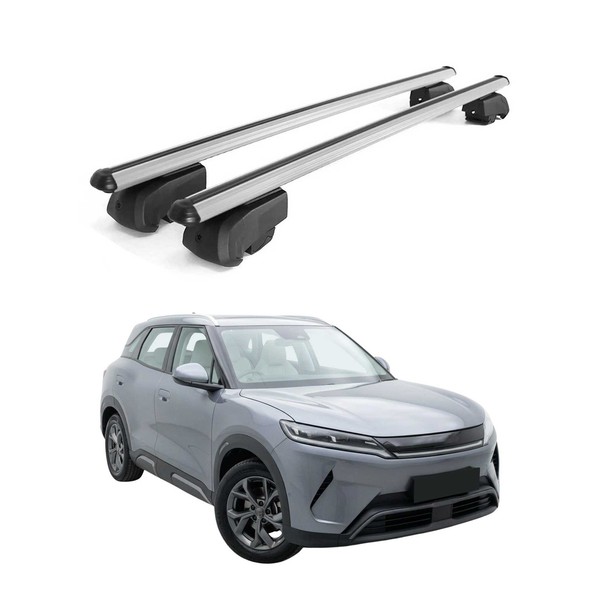 DachträGer GrundträGer FüR BYD Atto 2 2025-2026 Aluminium Silber 2Tlg-image