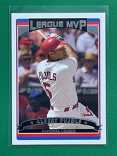 2006 Topps  #263 Albert Pujols League MVP    AW
