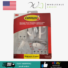Command General Purpose Variety Kit, Various Sized Hooks, Wire Hooks, 1 Kit