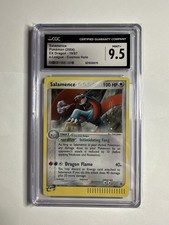 2004 Pokemon EX Dragon Salamence Cosmos Holo e-League 19/97 CGC 9.5