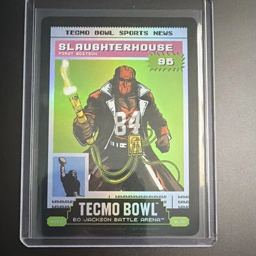 2026 Bo Jackson Battle Arena Tecmo Bowl Webster Slaughter SLAUGHTERHOUSE Glow Te