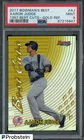 2017 Bowman's Best 1997 Best Cuts Gold Aaron Judge Yankees RC Rookie PSA 9