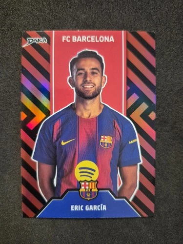 2025-26 DAKA Top Audience FC Barcelona, Eric Garcia, Team Photo, Red /50