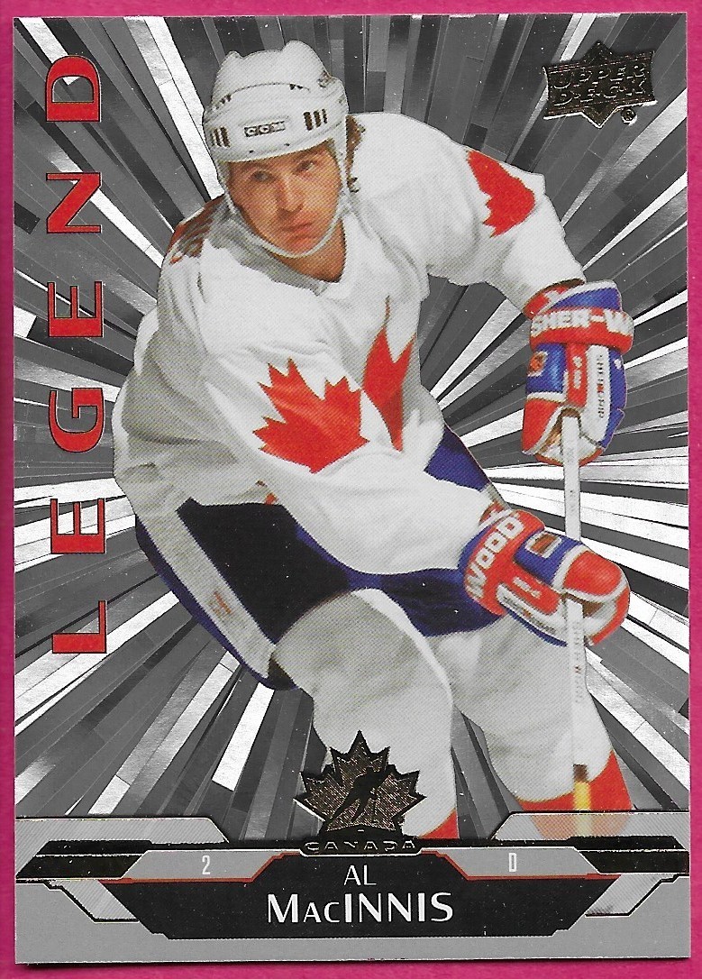 2026 Upper Deck Team Canada Hockey AL MACINNIS #181 Legend Silver Outburst