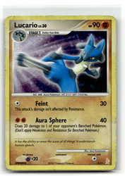 Lucario 3/11 DP Trainer Kit: Manaphy & Lucario Holo Common