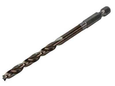 Faithfull - HSSE M35 Cobalt Quick-Change Impact Drill Bit 3.0mm OL:77mm WL:33mm