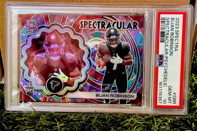 2023 Panini Spectra - Spectracular Bijan Robinson #S-BR 2/5 (RC) PSA 10 POP 1