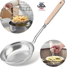 Stainless Steel Strainer Sieve Fine Mesh Colander Baking Cooking Kitchen Tool US