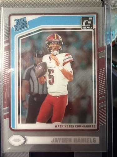 2024 Panini Clearly Donruss - Rated Rookie Jayden Daniels #52 (RC)