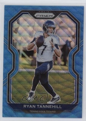 2020 Panini Prizm Blue Wave Prizm /199 Ryan Tannehill #102 4f5