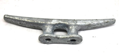 Dock Edge DE2806F 6'' L Galvanized Iron Open Base Dock Cleat Stainless Steel